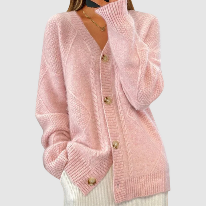 Elżbieta - Pull avec motif tissé