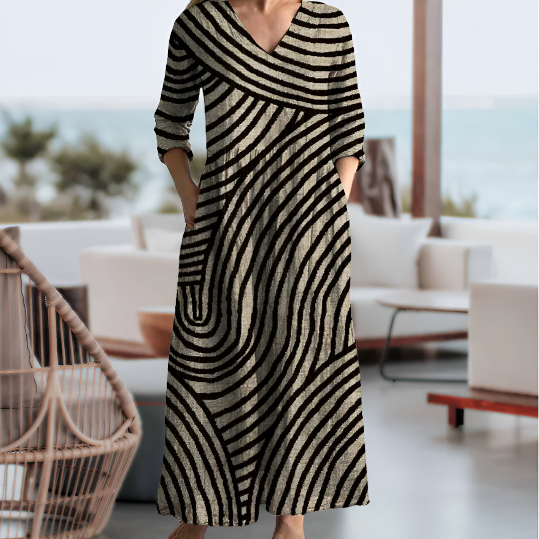 Ariane™ | Vintage Striped Robe