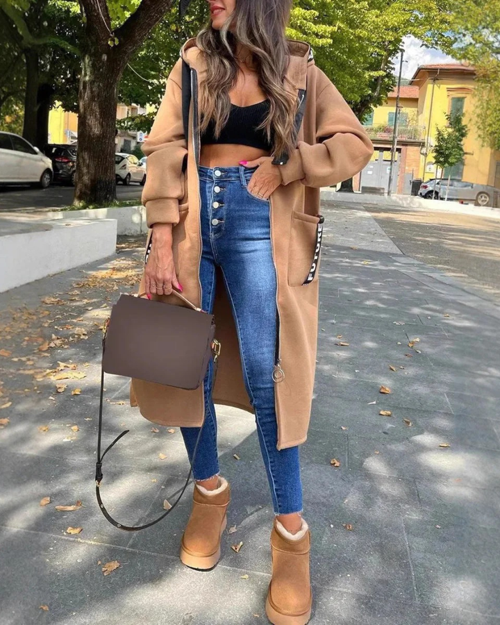 Marina | Sweat à capuche long