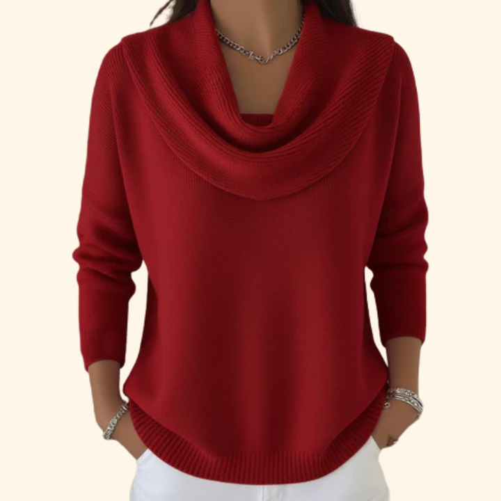Victoire™ | Pull doux avec décolleté bateau