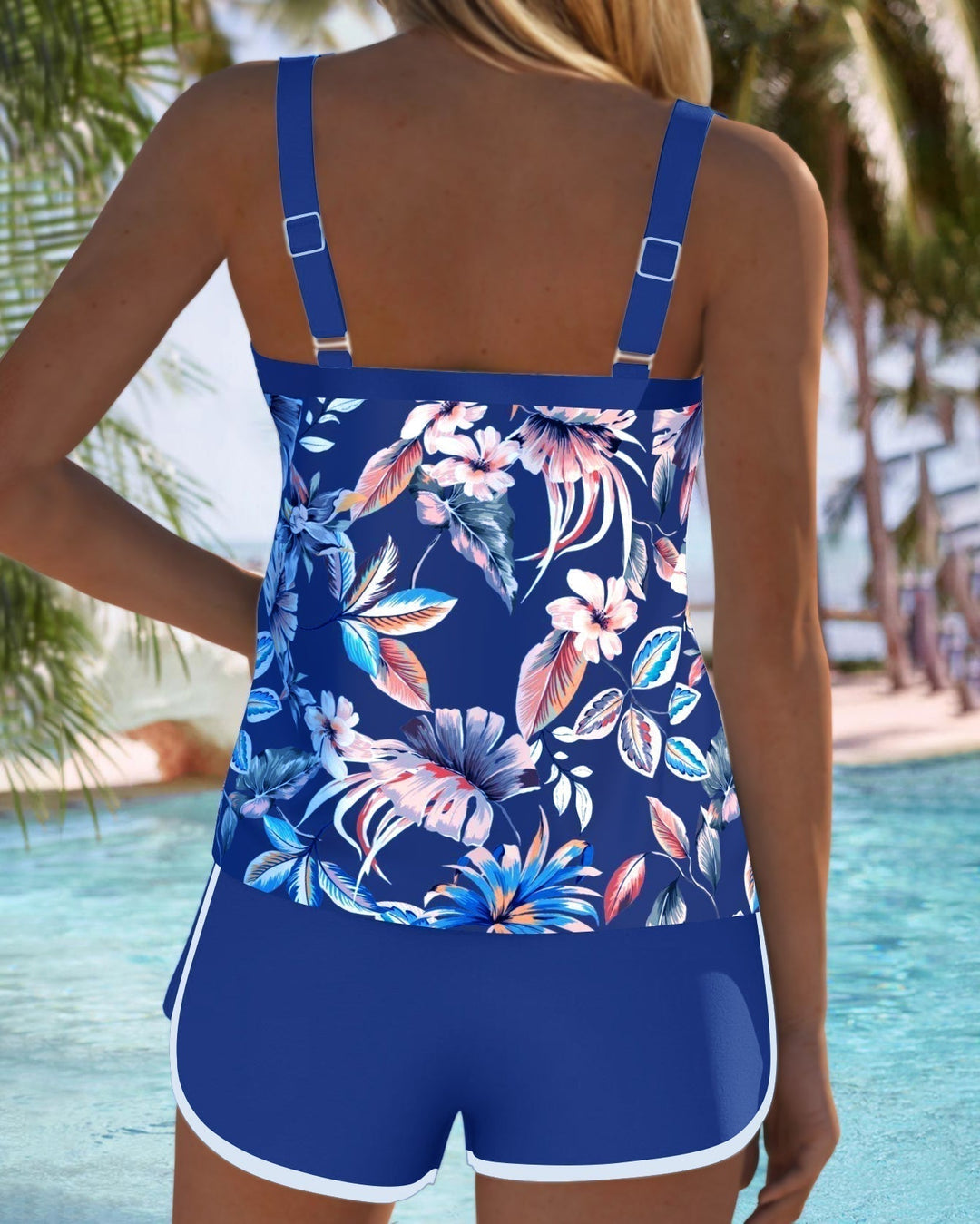 Imke | Tankini sans manches imprimé