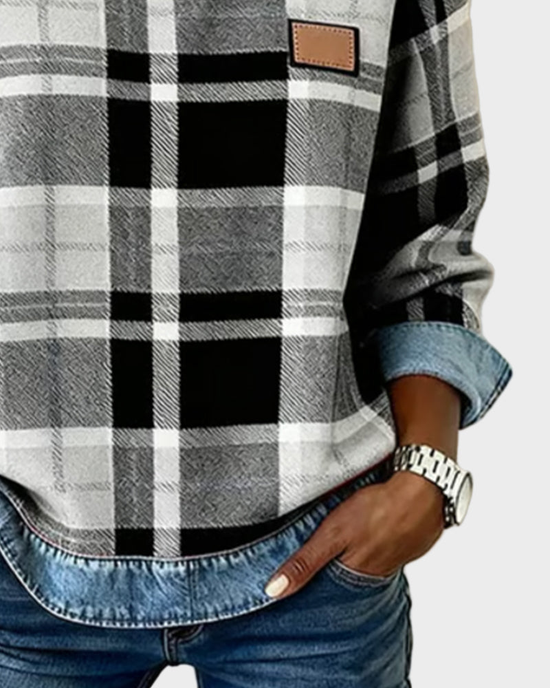 Ivy – Sweat à Motif Patchwork pour Femme