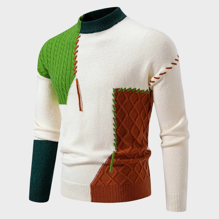 Ian - Pull Chic à Motifs