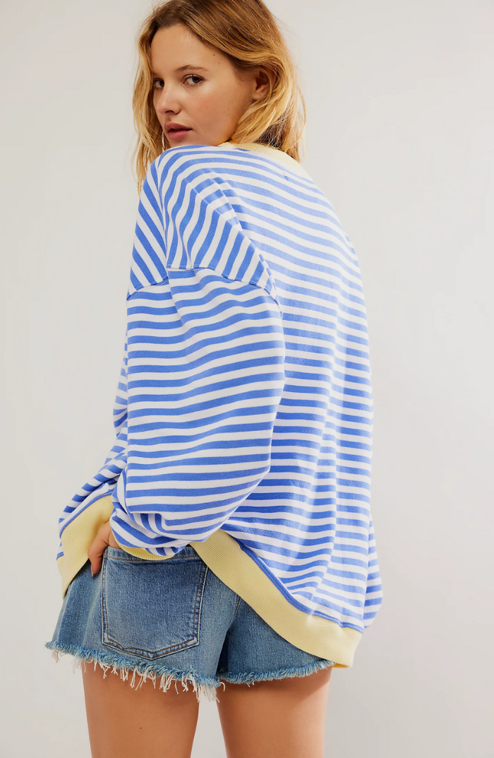 Anika™ | Pull rayé en grande taille