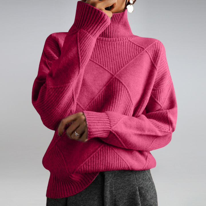 Ilse™ - Pull col roulé en cachemire