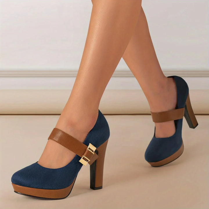 Juli Belle Suede Heels