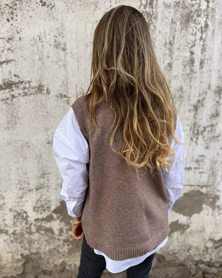 ALISA - Gilet en Tricot