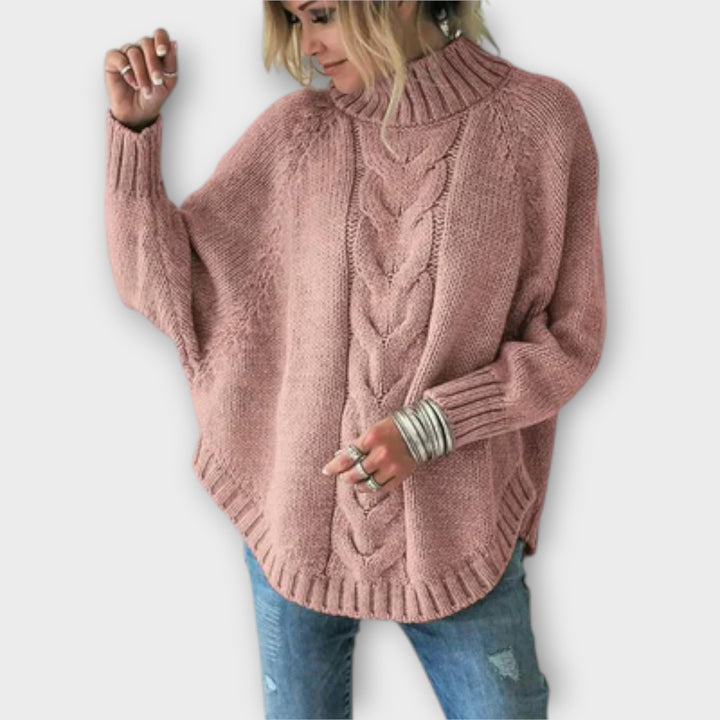 Elysian - Pull tricoté avec motif en torsades