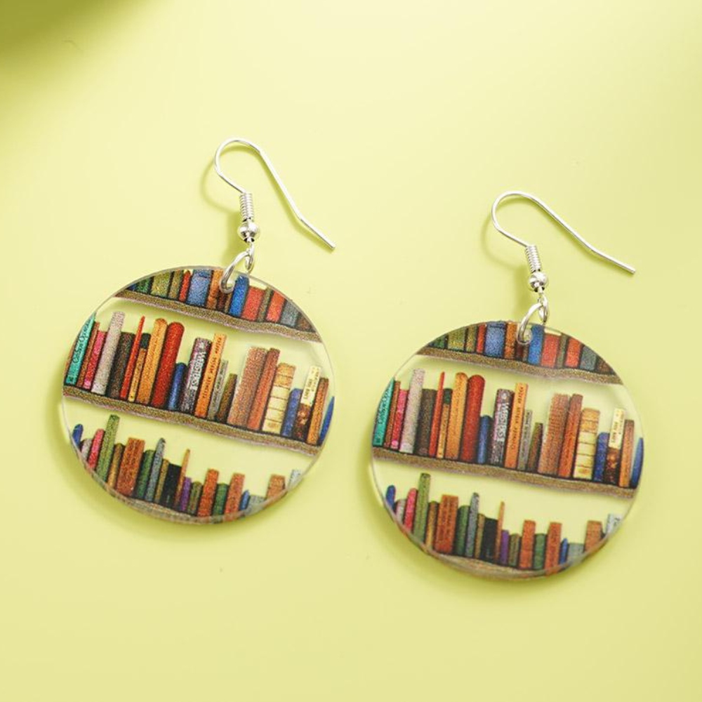 BOUCLES D'OREILLES POUR PASSIONNÉS DE LITTÉRATURE (PAIRE)