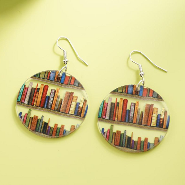 BOUCLES D'OREILLES POUR PASSIONNÉS DE LITTÉRATURE (PAIRE)