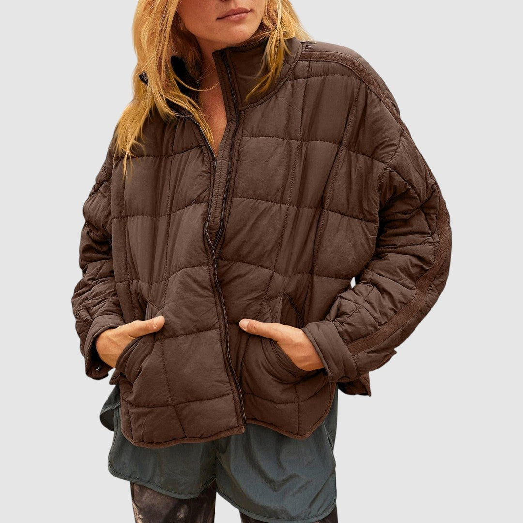 Gabriela - Veste légère et compacte matelassée avec zip