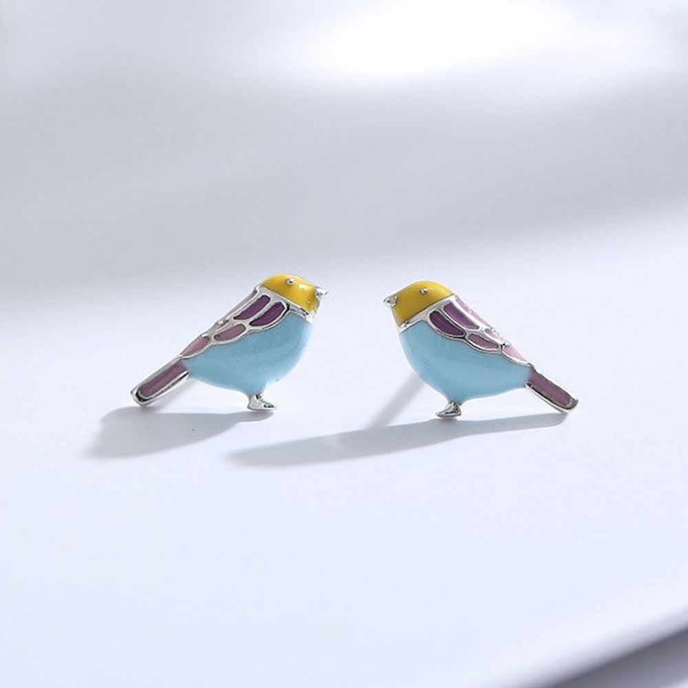 Miniature Bird Earrings (Pair)