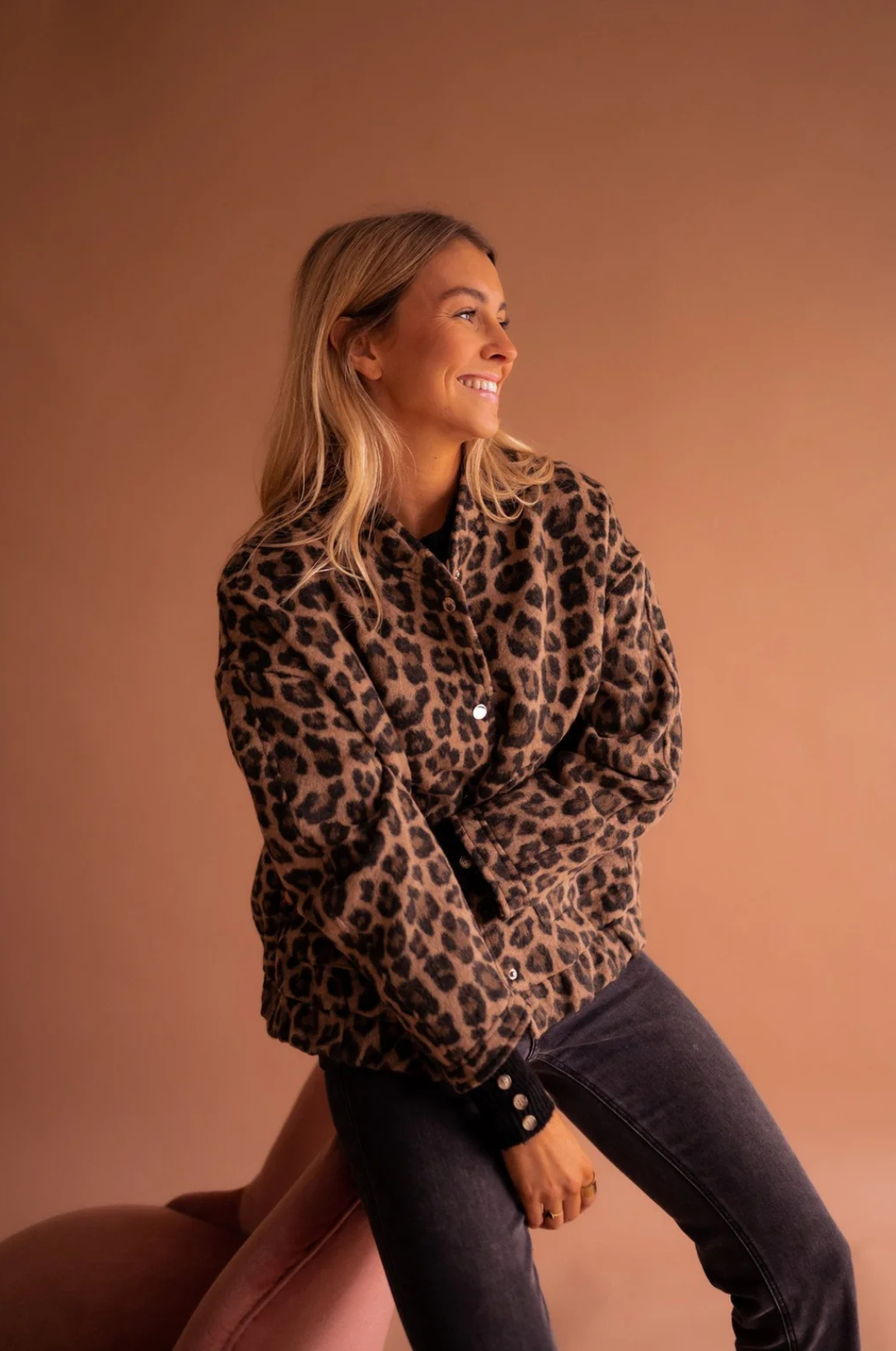 Susanne™ | Veste tendance avec motif léopard