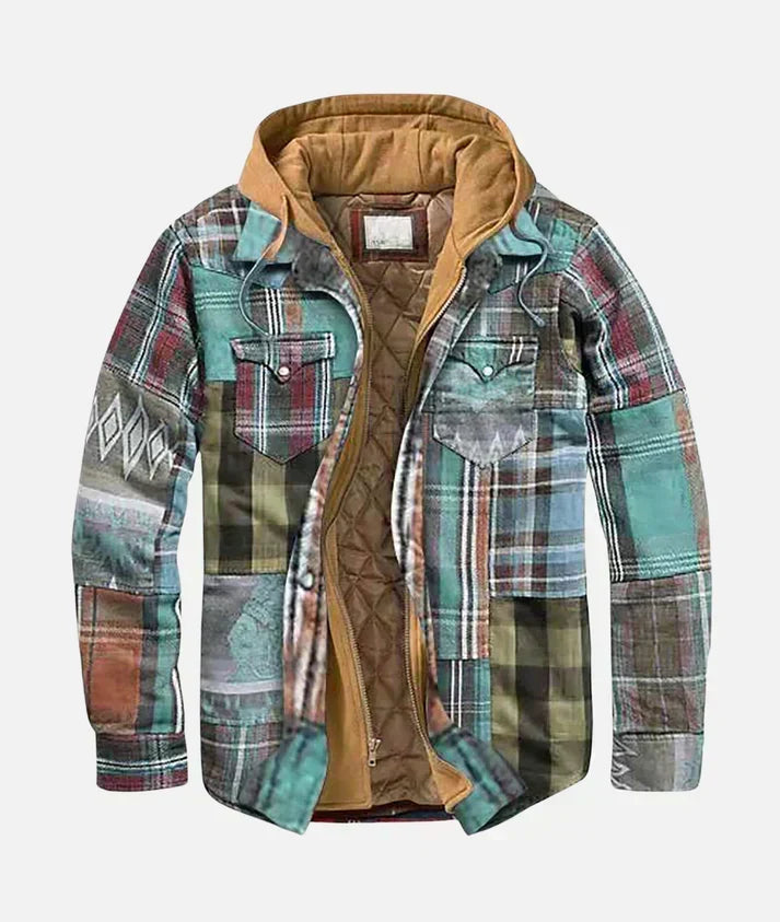 Maximo | Veste patchwork à carreaux