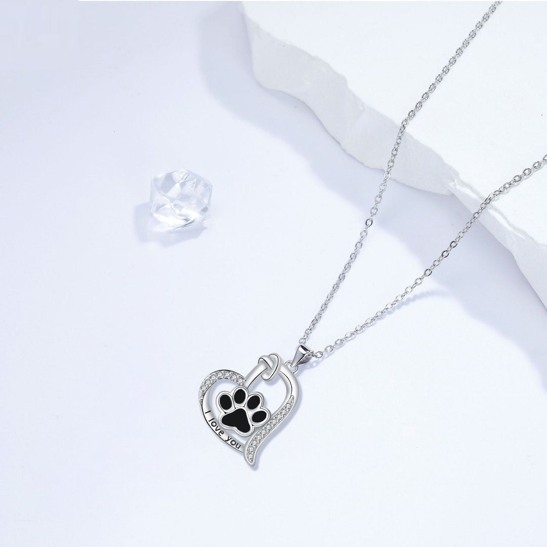 Collier avec Pendentif Empreinte