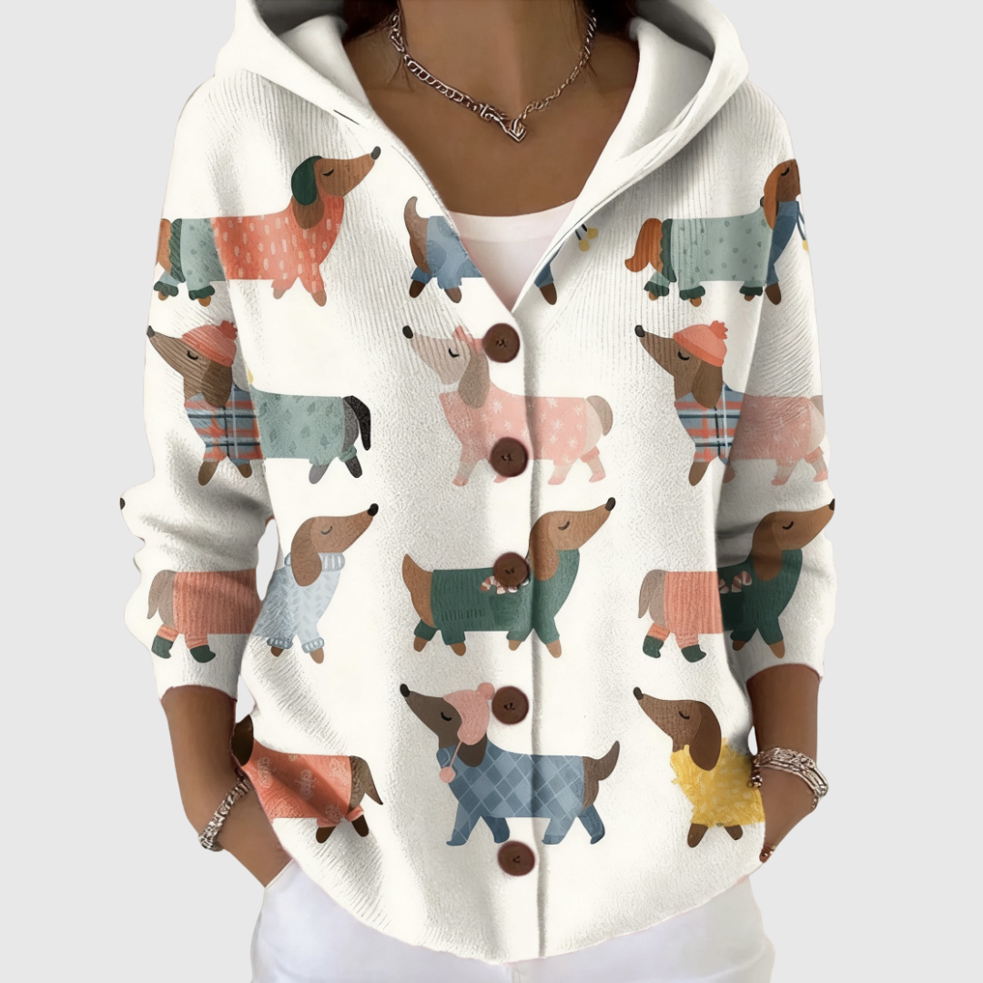 Neve | Veste en Maille avec Capuche