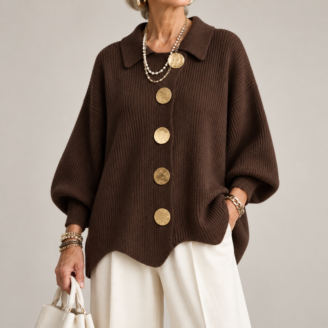 Ardelle™ | Cardigan Oversize avec Col