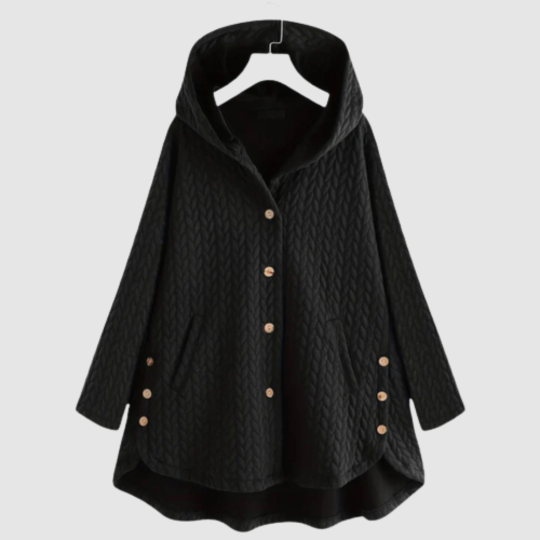 Zuzana - Manteau matelassé avec capuche et boutons