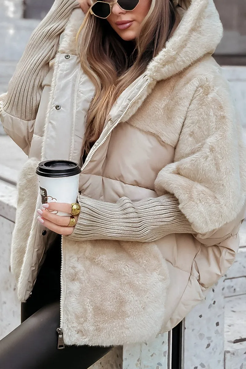 Veste bomber à capuche pour femmes