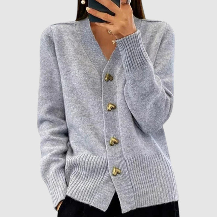 Nela - Cardigan élégant classique