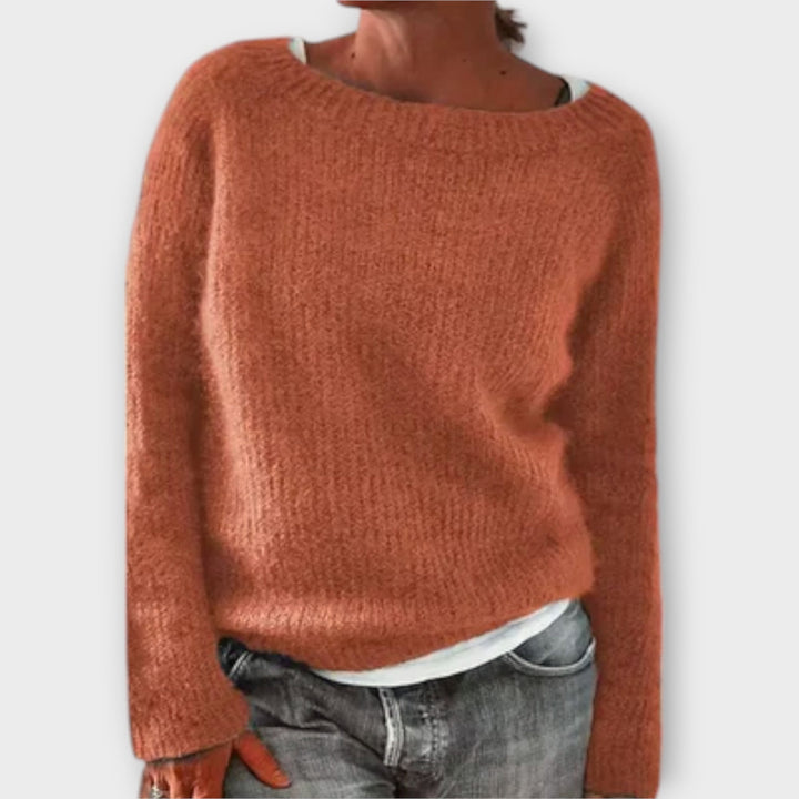 Regine – pull en maille unie