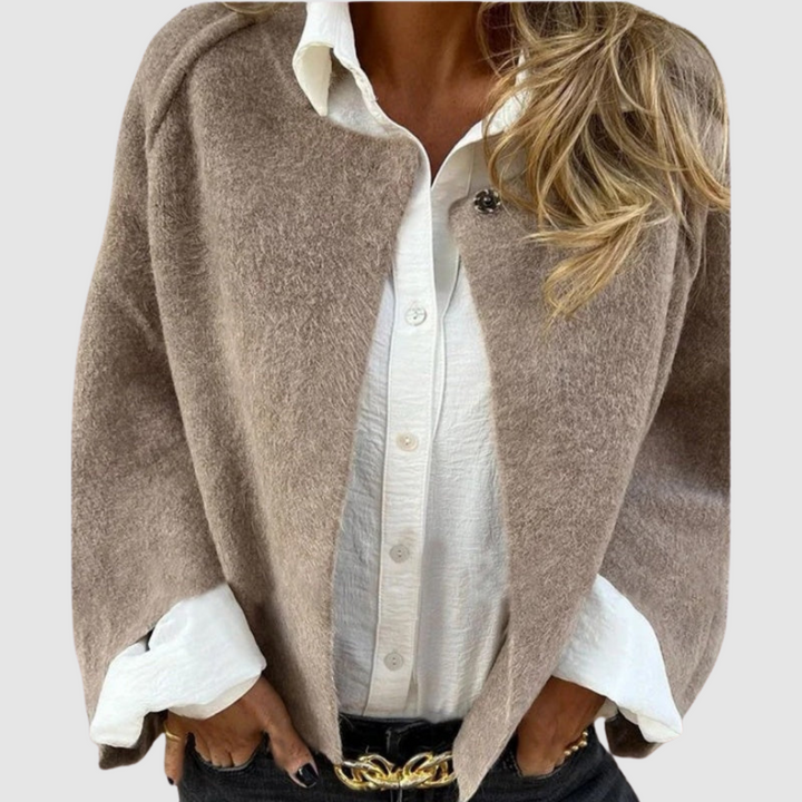 Jasmína - Manteau à décolleté décontracté