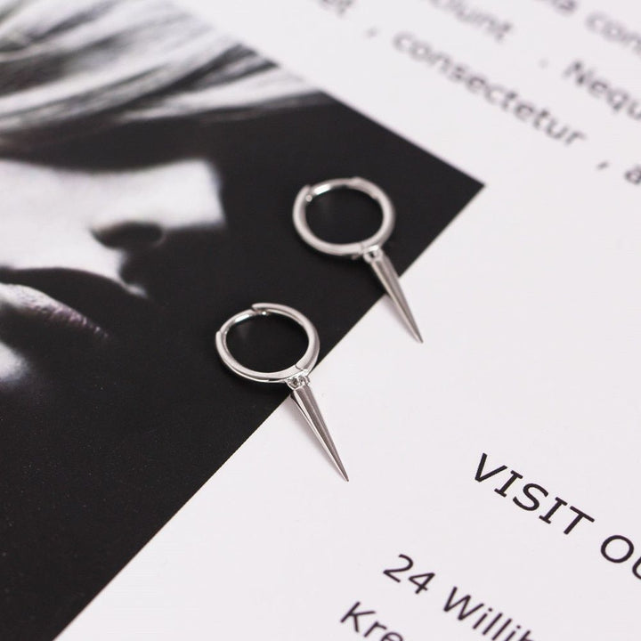 PAIRE DE BOUCLES D'OREILLES EN FORME D'ÉPI