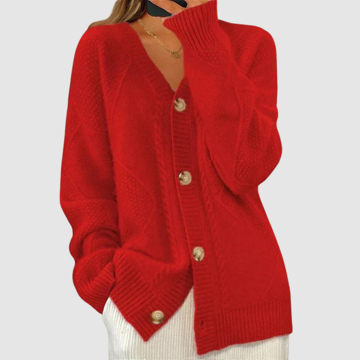 Elżbieta - Pull avec motif tissé