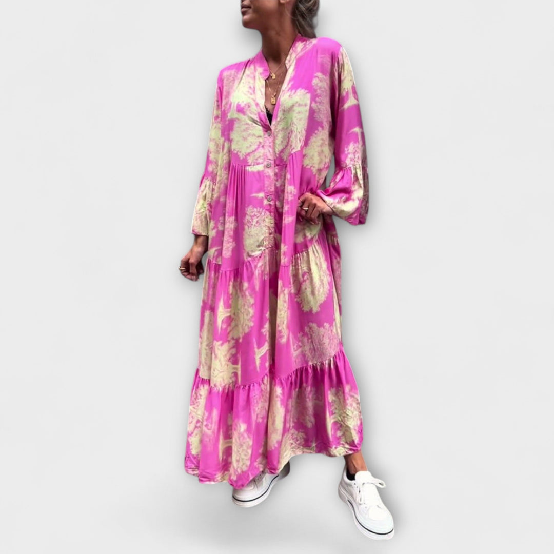 Nerina - Robes maxi élégantes à fleurs