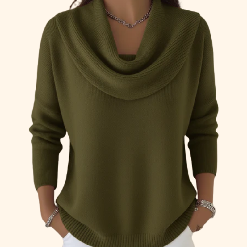 Victoire™ | Pull doux avec décolleté bateau