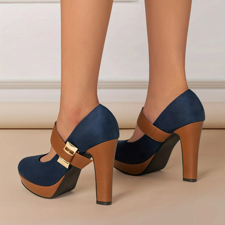 Juli Belle Suede Heels