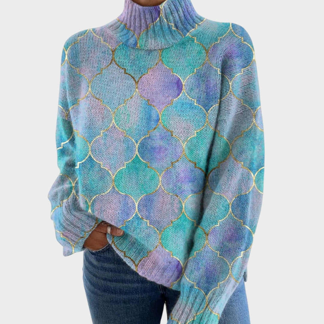 Dalila - Pull en tricot artistique