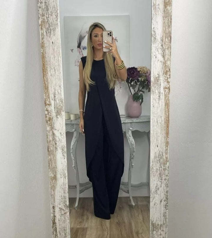 Flavia - Chic Sleeveless Ensemble