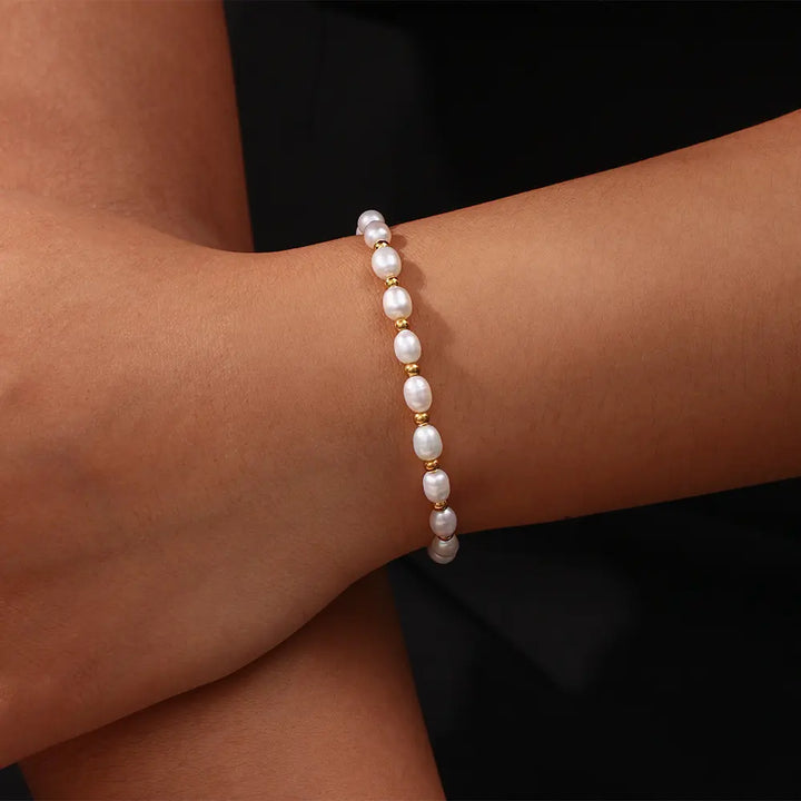 Bracelet Romantique Élégant avec Perles