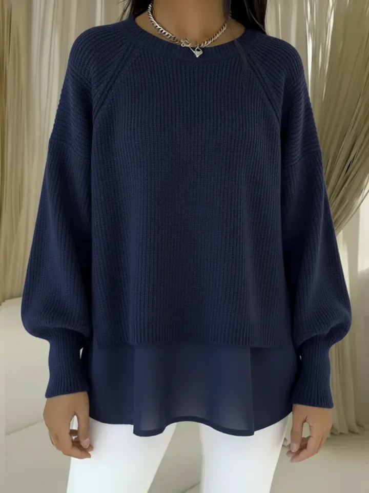 Clelia | Pull Effet Deux Pièces