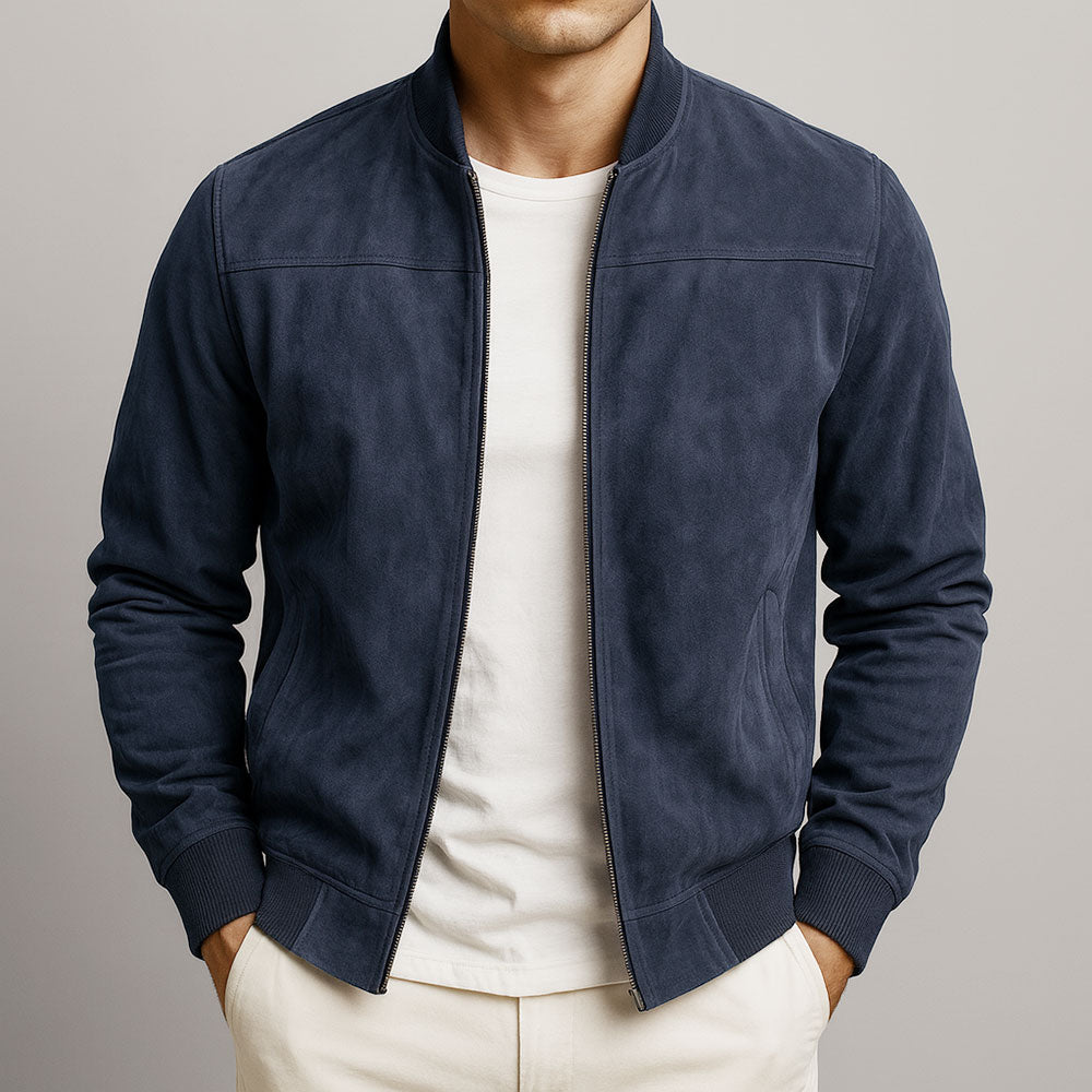 Kaltberg | Veste en faux daim pour hommes