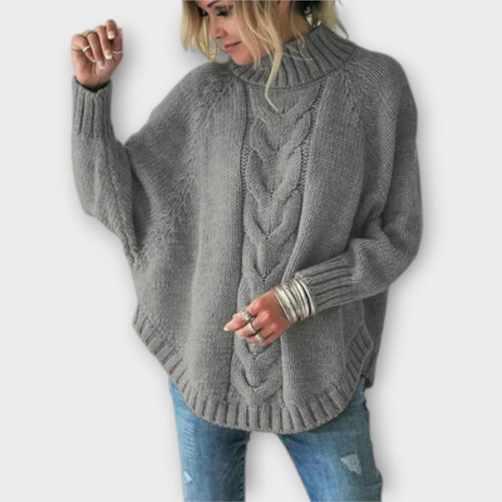 Elysian - Pull tricoté avec motif en torsades