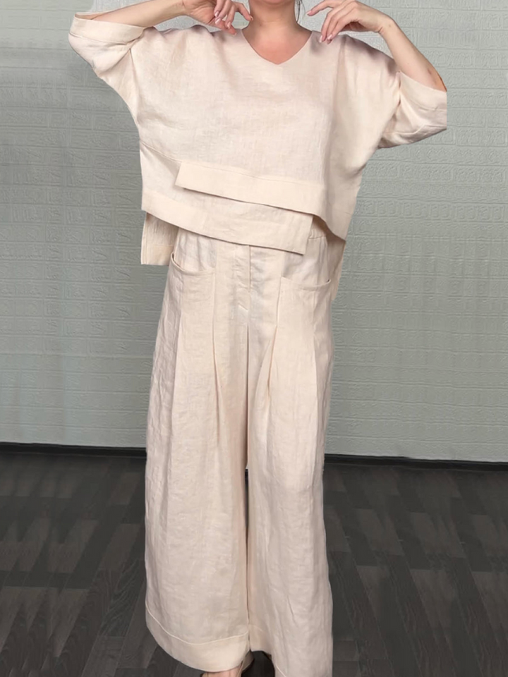 Renaya - Ensemble Casual en Coton et Lin