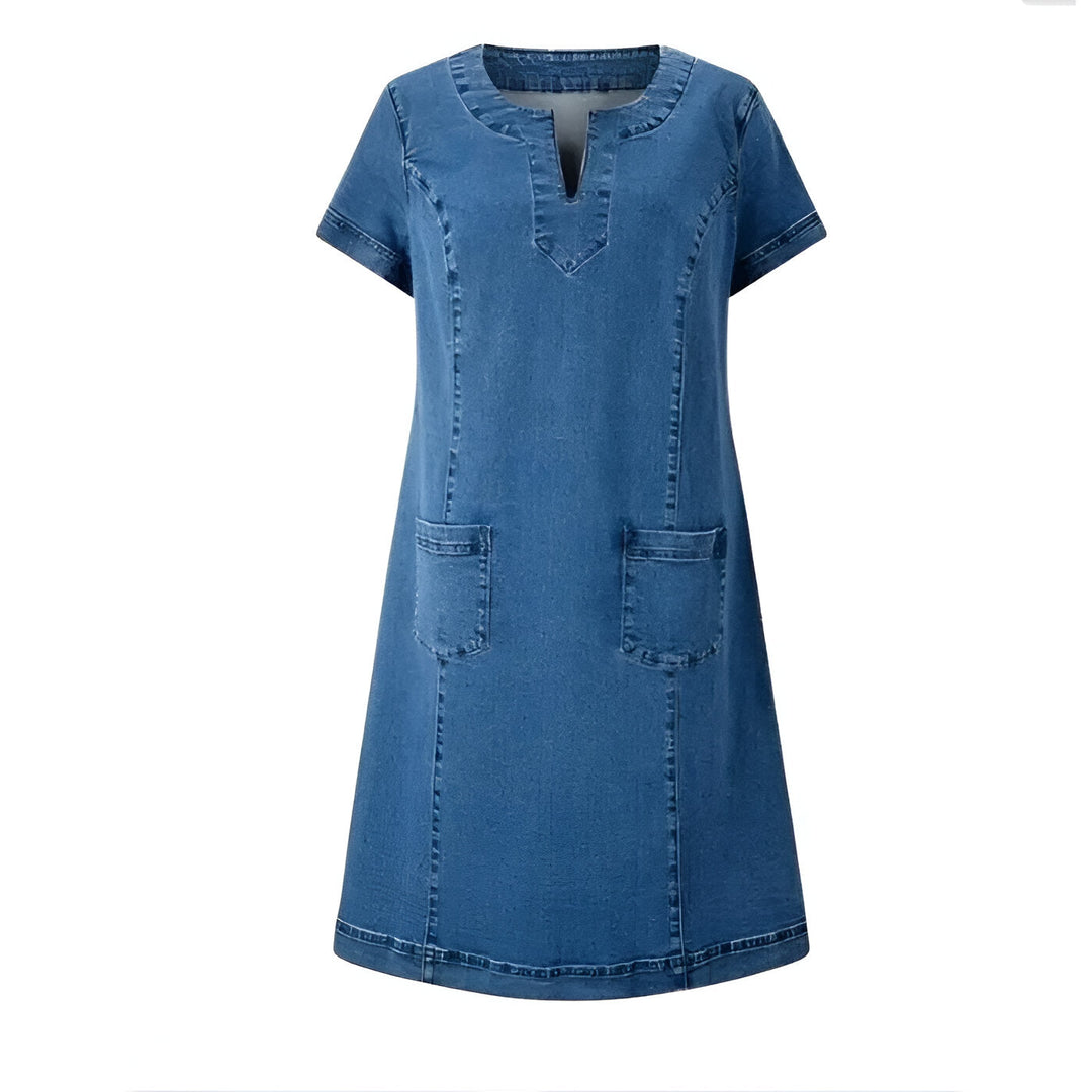 Agnès™ | Robe en Jean Décontractée