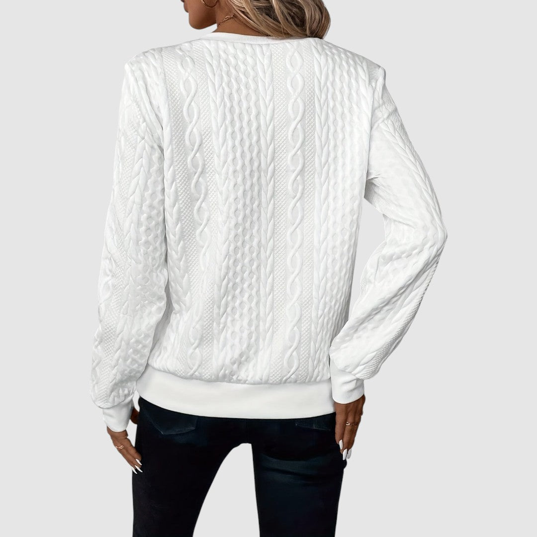 Rozárie - Pull tissé stylé