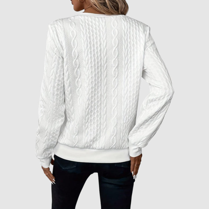Rozárie - Pull tissé stylé