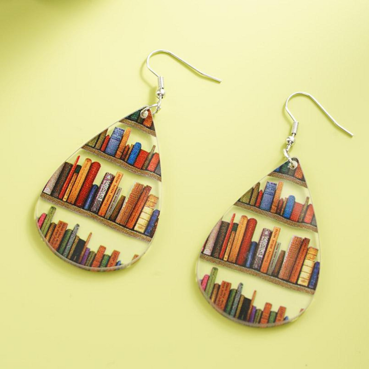 BOUCLES D'OREILLES POUR PASSIONNÉS DE LITTÉRATURE (PAIRE)
