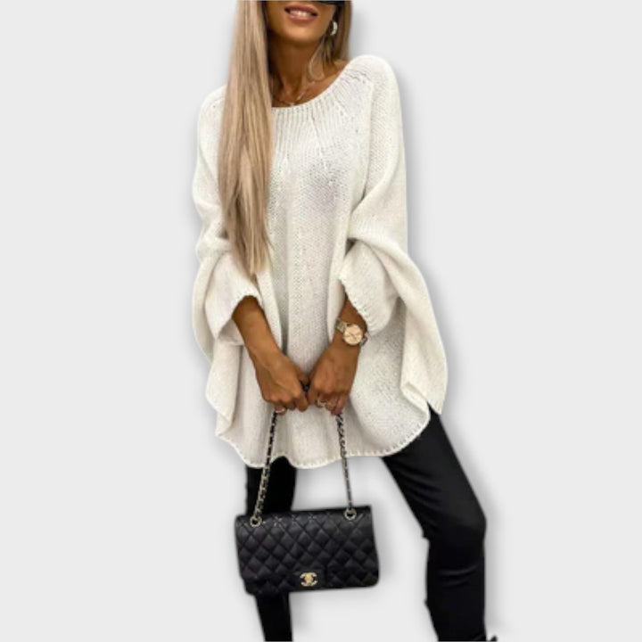 Isabelle - Pull femme stylé avec col rond