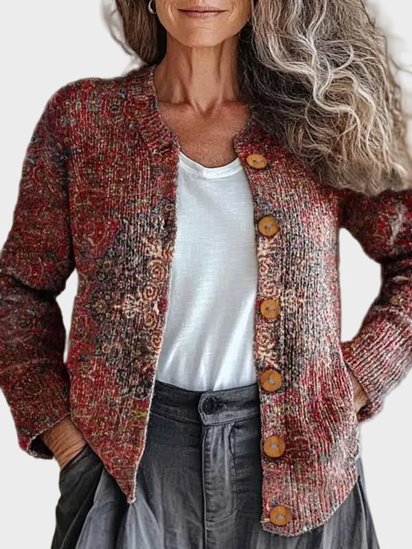 Belindra™ - Cardigan à Motif Boho