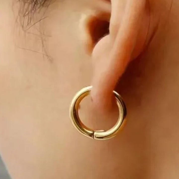 PAIRE DE BOUCLES D'OREILLES HOOP CLASSIQUES