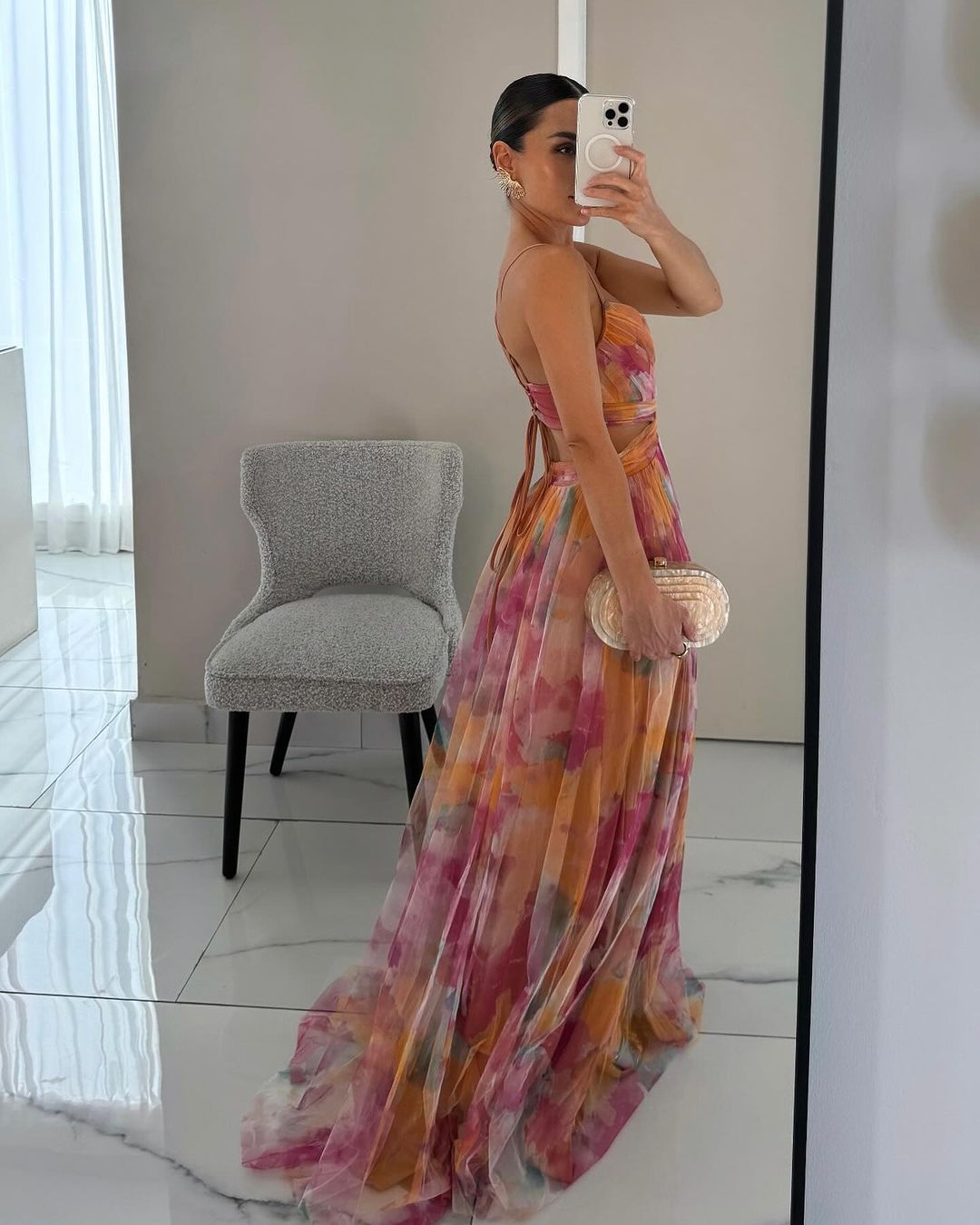 La Scintilla | Robe Maxi Élégance Florale