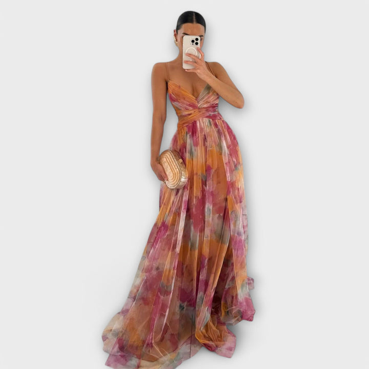 Annai | Robe Longue Artisanale Élégante