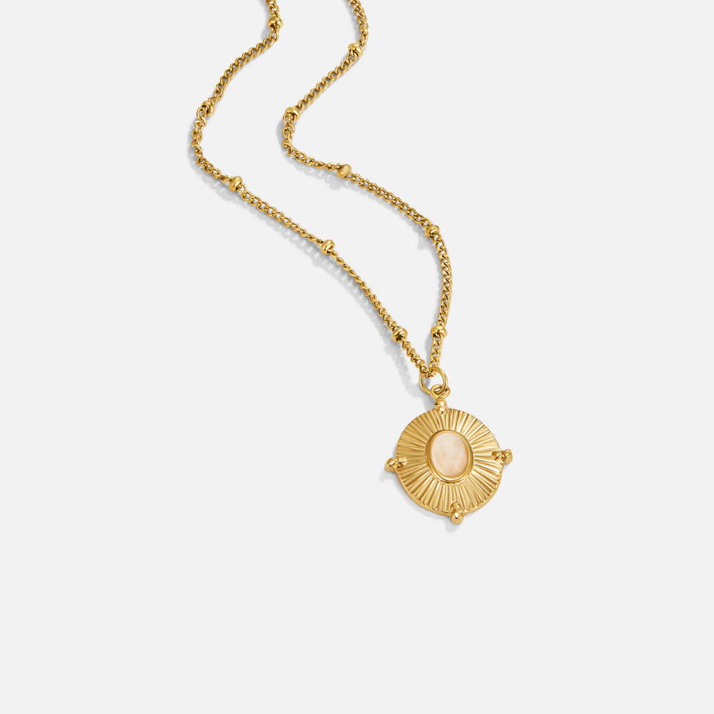 Collier Vintage Monique met Steen