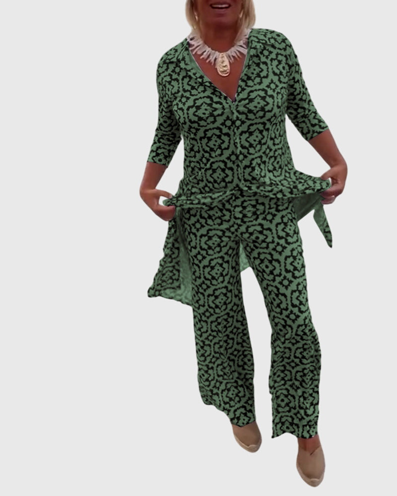 Gabriella™ | Ensemble vintage élégant deux pièces