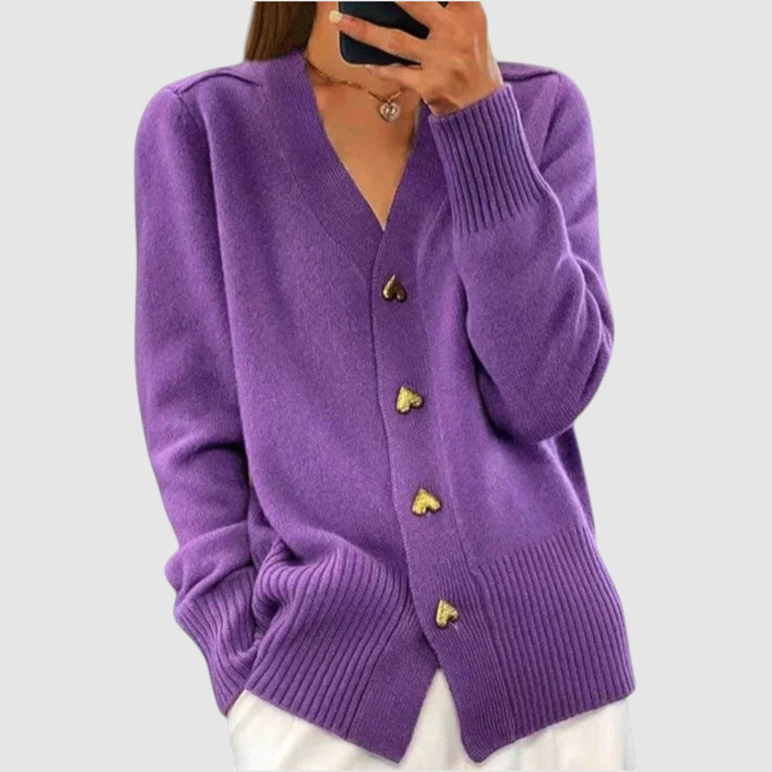 Nela - Cardigan élégant classique